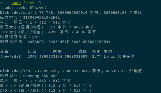 Linux 磁盘挂载目录